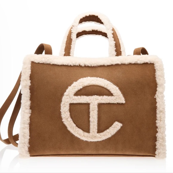 UGG Handbags - UGG x Telfar Brown Shearling Bag Medium BNWT